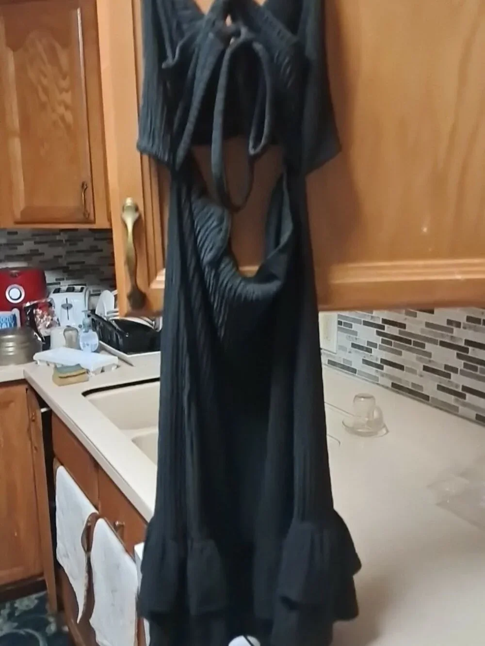 womens dress  black